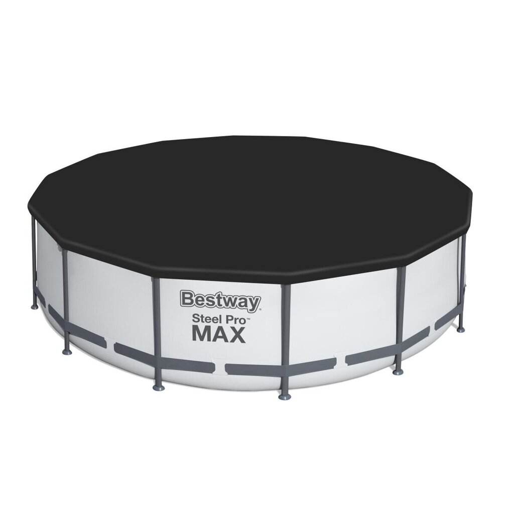 Karkassiga bassein filtriga Bestway Steel Pro Max 427 x 122 cm, valge цена и информация | Basseinid | kaup24.ee