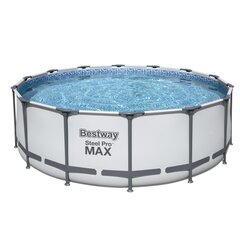 Каркасный бассейн Bestway Steel Pro Max 427x122 см, с фильтром цена и информация | Бассейны | kaup24.ee