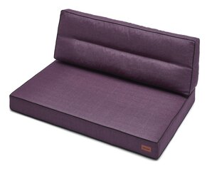 Patjade komplekt euroalustele Karol 1+1, 120 cm, lilla hind ja info | Toolipadjad ja -katted | kaup24.ee