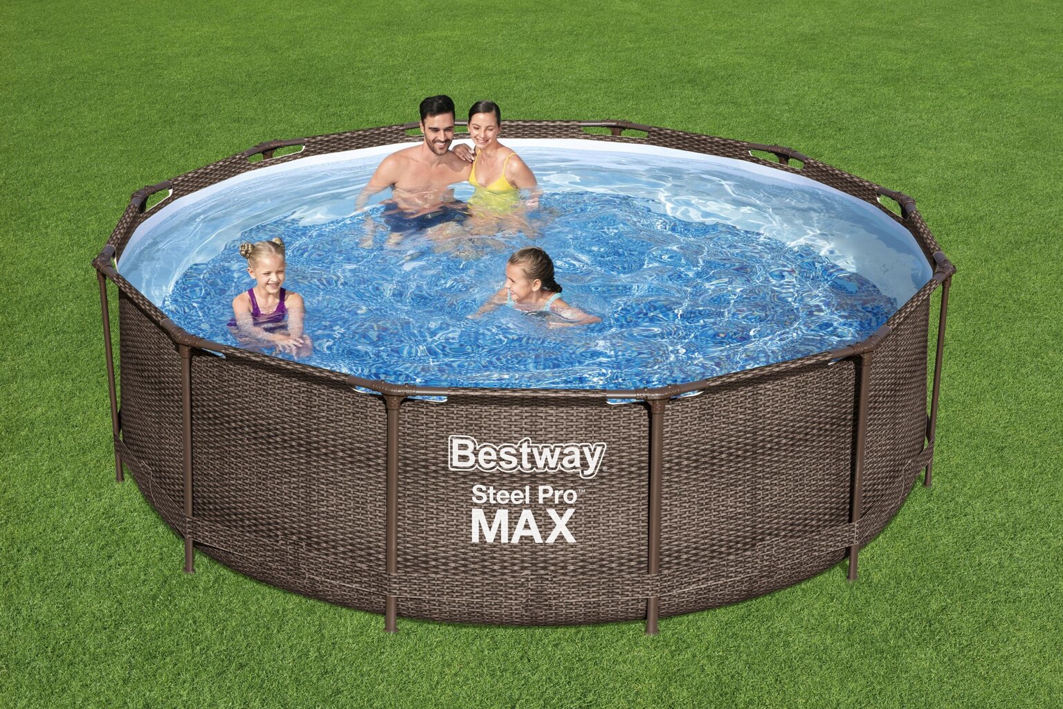 Karkassiga bassein Bestway Steel Pro Max Swim Vista 366x100 cm, filtriga цена и информация | Basseinid | kaup24.ee