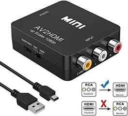 RCA - HDMI signaali muundamise adapter hind ja info | Kaablid ja juhtmed | kaup24.ee