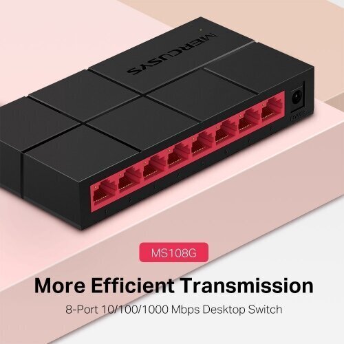 Mercusys MS108G 8-port Desktop Switch hind ja info | Lülitid (Switch) | kaup24.ee