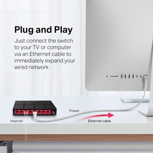 Mercusys MS108G 8-port Desktop Switch цена и информация | Lülitid (Switch) | kaup24.ee
