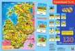 Puzzle 120 Balti riikide kaart + puzzlemäng E-210 цена и информация | Lauamängud ja mõistatused | kaup24.ee