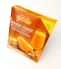 Mango Puree (natural fruit pulp) Unsweetened, 500 g hind ja info | Mahlad, nektarid | kaup24.ee