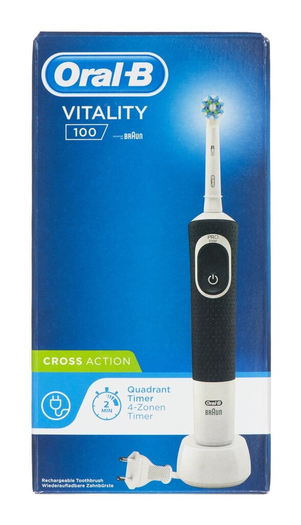 Oral-B Vitality100BK hind ja info | Elektrilised hambaharjad | kaup24.ee