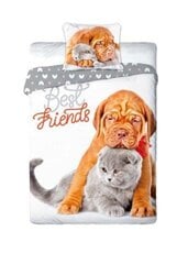 Laste voodipesukomplekt Best Friends 140x200, 2-osaline hind ja info | Beebide ja laste voodipesu | kaup24.ee