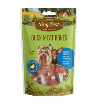 DogFest Жевательные косточки  с мясом утки, для мини-пород, 55г цена и информация | Лакомства для собак | kaup24.ee