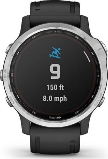 Garmin fēnix® 6S Solar Silver/Black цена и информация | Nutikellad (smartwatch) | kaup24.ee