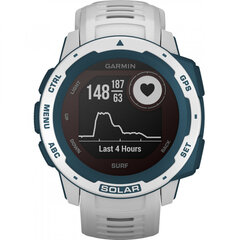 Мужские смарт-часы Garmin Instinct Solar Surf Edition, белые/синие цена и информация | Смарт-часы (smartwatch) | kaup24.ee