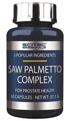 Пищевая добавка Scitec Saw Palmetto Complex, 60 капсул цена и информация | Витамины, пищевые добавки, препараты для хорошего самочувствия | kaup24.ee