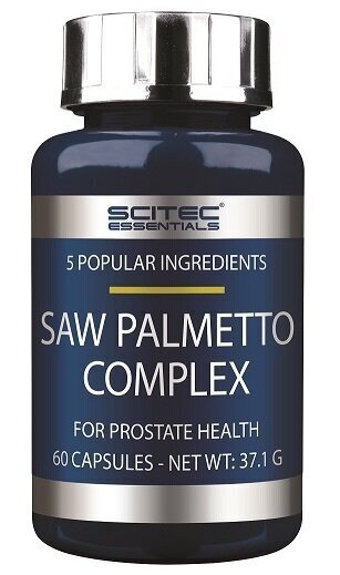 Toidulisand Scitec Saw Palmetto Complex, 60 kapslit цена и информация | Vitamiinid, toidulisandid, preparaadid tervise heaoluks | kaup24.ee