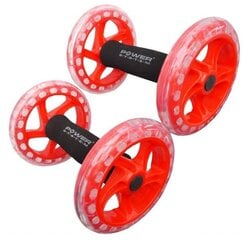 Twin core ab wheel - kõhurull цена и информация | Гантели, гири, штанги | kaup24.ee