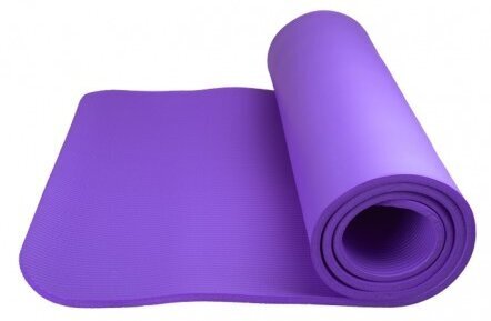 Power System Fitness yoga mat plus - võimlemismatt (1 sm) - lilla цена и информация | Joogamatid | kaup24.ee