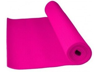 Гимнастический коврик Power System Fitness yoga mat (6 мм) - розовый цена и информация | Коврики для йоги, фитнеса | kaup24.ee