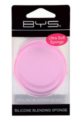Спонж для макияжа Silicone Blending Round Bright Pink BYS цена и информация | Кисти для макияжа, спонжи | kaup24.ee