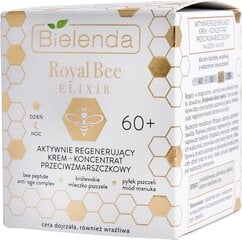 Kortsudevastane näokreem Bielenda Royal Bee Eliksir 60+, 50 ml hind ja info | Näokreemid | kaup24.ee