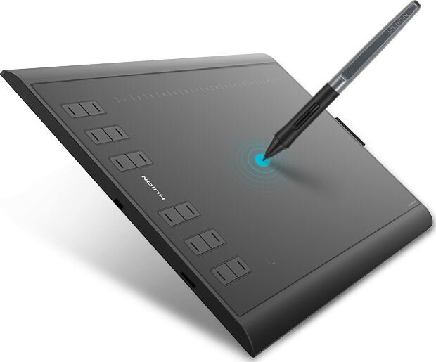 Graafikatahvel Huion H1060P hind ja info | Digitaalsed joonistustahvlid | kaup24.ee