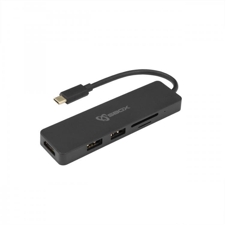 Sbox T-MLX41367 USB Type-C/HDMI/USB/SD цена и информация | USB jagajad, adapterid | kaup24.ee