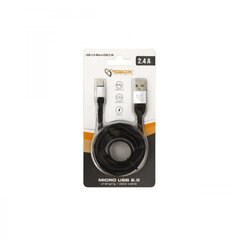 Sbox USB-MICRO-24A, USB-MicroUSB, 1.5m цена и информация | Кабели для телефонов | kaup24.ee