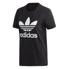 Футболка женская Adidas Trefoil, черная цена и информация | Женские футболки | kaup24.ee