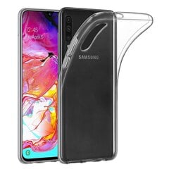 Telefoniümbris Samsung Galaxy A70 / A70s, läbipaistev цена и информация | Чехлы для телефонов | kaup24.ee