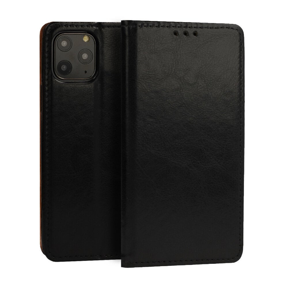 Telefoniümbris Leather book Samsung Galaxy A50, must hind ja info | Telefoni kaaned, ümbrised | kaup24.ee