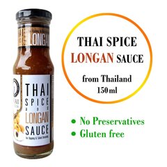 Соус Тайских специи и лонгана, Thai Spice and Longan sauce, Thai Dancer, 150мл цена и информация | Соусы | kaup24.ee