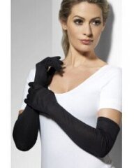 Черные трикотажные перчатки цена и информация | Карнавальные костюмы | kaup24.ee