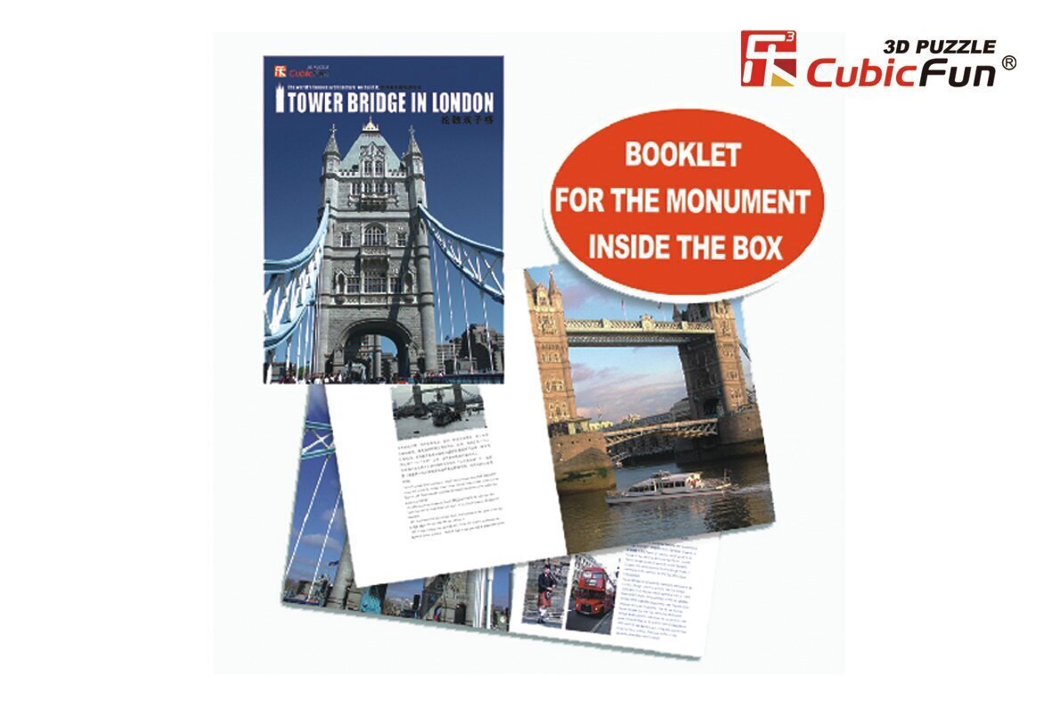 3D pusle Tower Bridge, 120 detaili hind ja info | Pusled | kaup24.ee