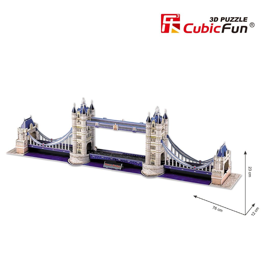 3D pusle Tower Bridge, 120 detaili цена и информация | Pusled | kaup24.ee