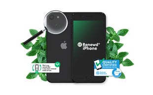 Renewd® iPhone SE 2020 64GB Black hind ja info | Mobiiltelefonid | kaup24.ee