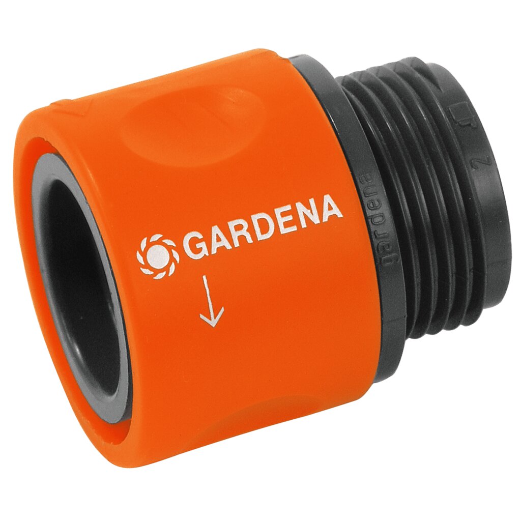 Voolikuühendus väliskeermega Gardena 26.5 mm (G 3/4") цена и информация | Kastekannud, voolikud, niisutus | kaup24.ee