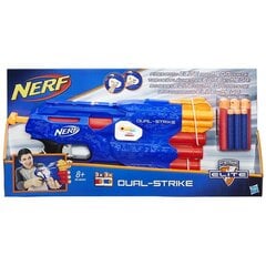 Игрушечное оружие Nerf N-Strike Elite Dual Strike цена и информация | Развивающий мелкую моторику - кинетический песок KeyCraft NV215 (80 г) детям от 3+ лет, бежевый | kaup24.ee