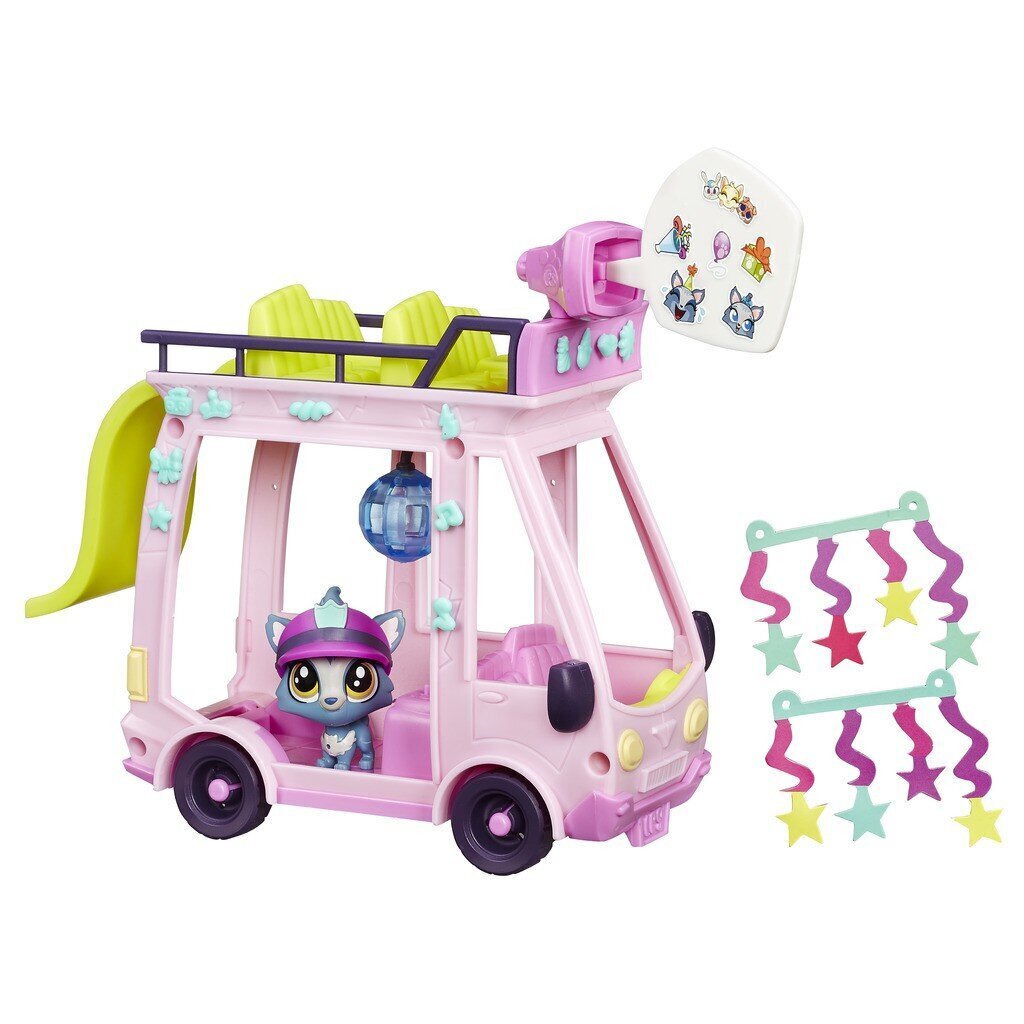 Väike lemmikloomade buss Hasbro Littlest Pet Shop, B3806EU4 hind ja info | Tüdrukute mänguasjad | kaup24.ee