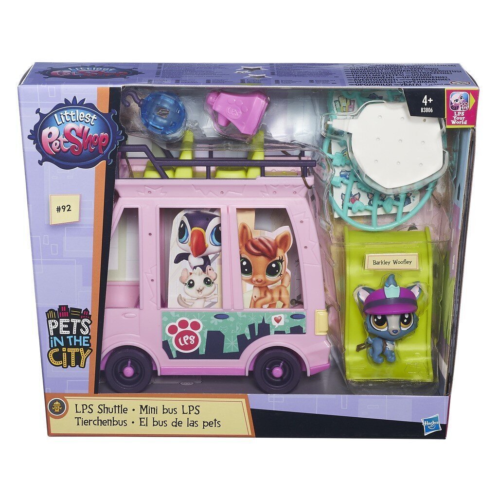 Väike lemmikloomade buss Hasbro Littlest Pet Shop, B3806EU4 hind ja info | Tüdrukute mänguasjad | kaup24.ee