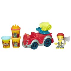 Plastiliini ja tuletõrjeauto komplekt Hasbro Play-Doh Town hind ja info | Arendavad mänguasjad | kaup24.ee