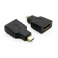 Adapter Hallo microHDMI - HDMI hind ja info | USB jagajad, adapterid | kaup24.ee
