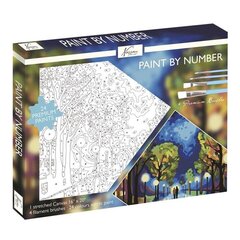Maalimine numbrite järgi Nassau, Jalutuskäik südaööl (Midnight walk), 40x50 cm hind ja info | Maalid numbri järgi | kaup24.ee