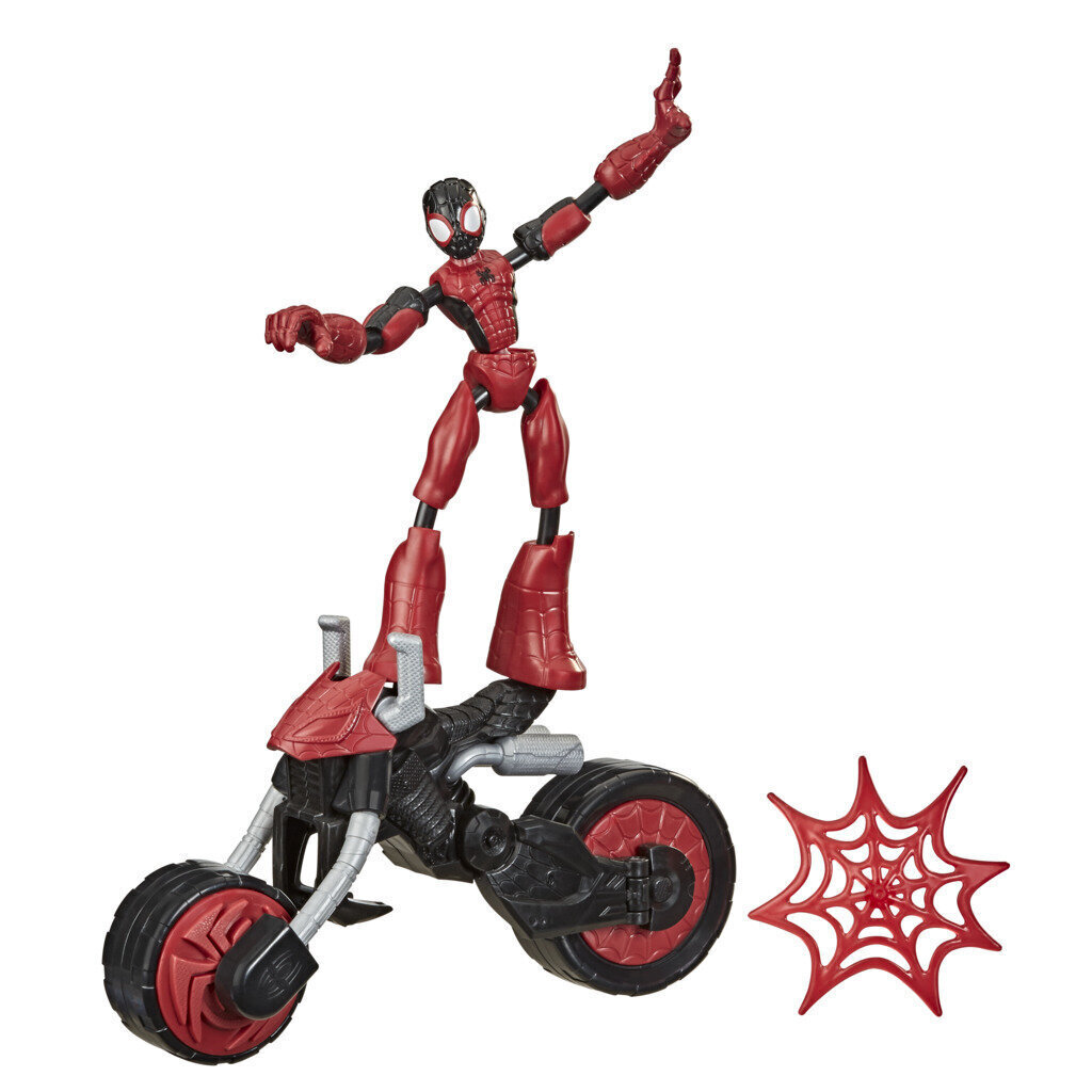 Kujuke mootorrattaga Hasbro Spider-Man Bend N Flex hind ja info | Poiste mänguasjad | kaup24.ee