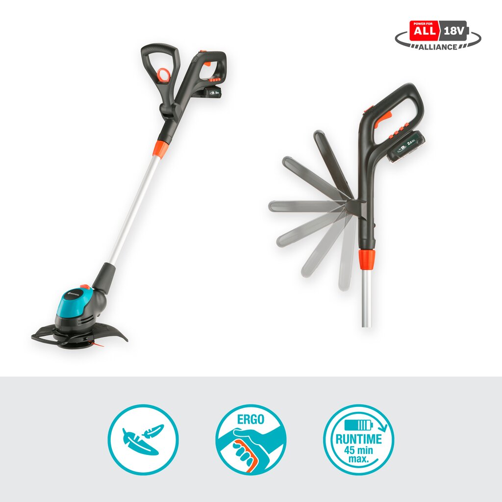 Akutrimmer Gardena EasyCut 23/18V P4A цена и информация | Murutrimmerid | kaup24.ee