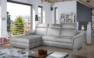 Мягкий угловой диван Trevisco, серый цена и информация | Угловые диваны | kaup24.ee