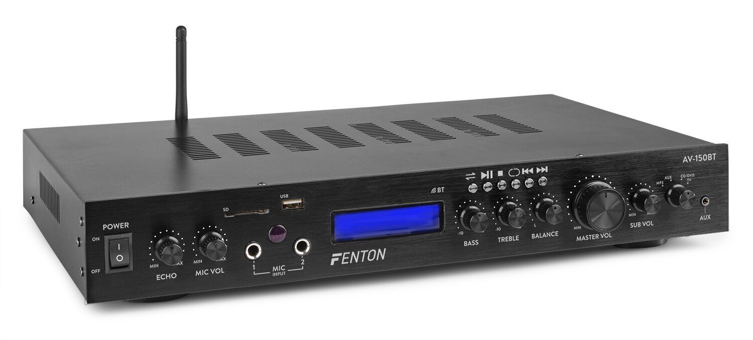 Fenton 5-kanaliline koduvõimendi AV-150BT hind ja info | Koduaudio ja "Soundbar" süsteemid | kaup24.ee