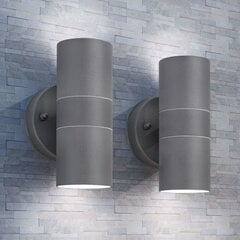Õue LED seinavalgustid, 2 tk, valgus üles/alla hind ja info | Aia- ja õuevalgustid | kaup24.ee
