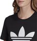 Naiste T-särk Adidas Trefoil Tee Bl FM3311, must цена и информация | Naiste T-särgid | kaup24.ee