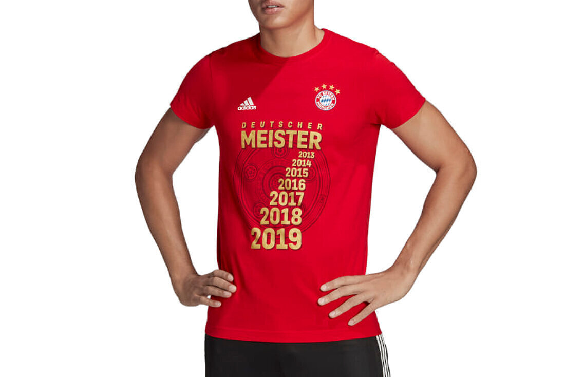 Meeste T-särk Adidas FC Bayern Meister Tee цена и информация | Meeste spordiriided | kaup24.ee