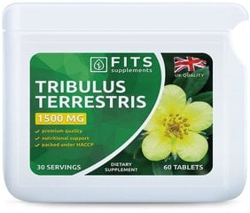 Toidulisand Tribulus Terrestris 1500 mg 60 tabletti hind ja info | Muud toidulisandid ja preparaadid | kaup24.ee