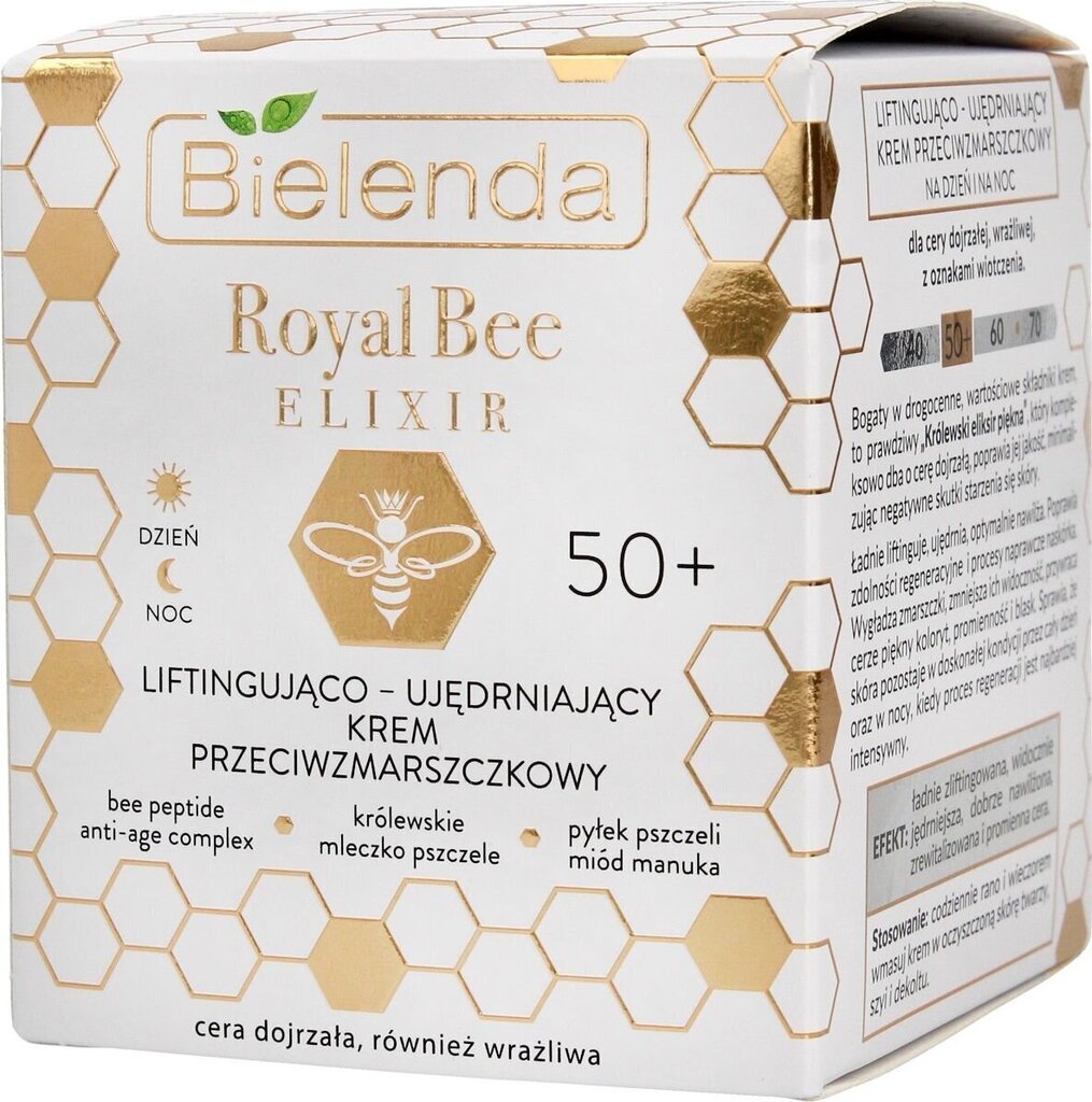 Kortsudevastane näokreem Bielenda Royal Bee Eliksir 50+, 50 ml цена и информация | Näokreemid | kaup24.ee