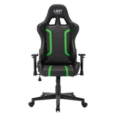 Mänguritool L33T Gaming Energy, must/roheline hind ja info | Kontoritoolid | kaup24.ee