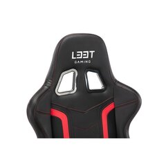 Mänguritool L33T Gaming Energy, must/punane hind ja info | Kontoritoolid | kaup24.ee